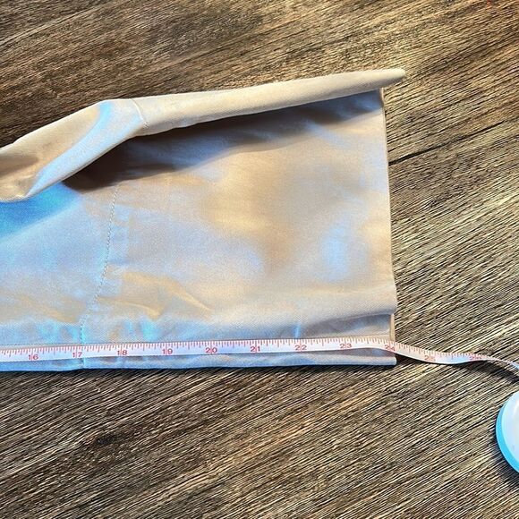 SSENSE S Maxmara beige pleated wide leg crop pants 4 small - Picture 11 of 16